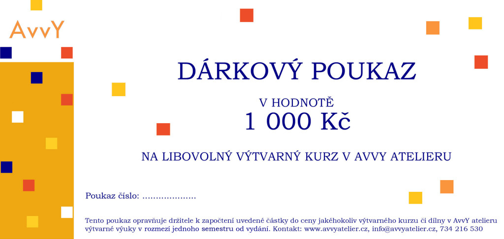 Dárkový poukaz 1 000 Kč